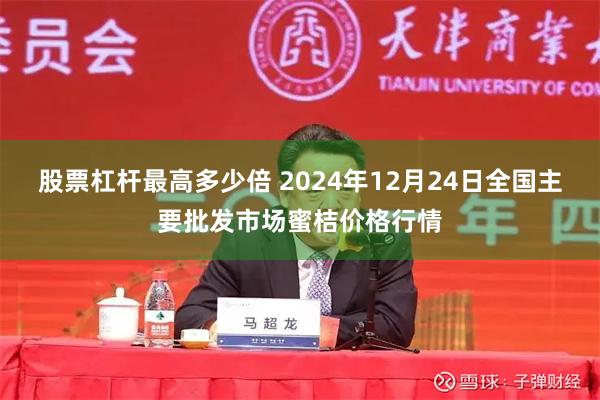 股票杠杆最高多少倍 2024年12月24日全国主要批发市场蜜桔价格行情