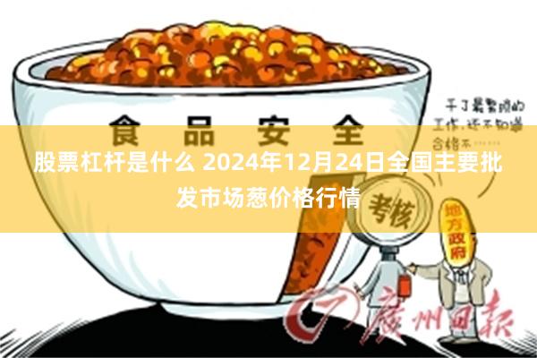 股票杠杆是什么 2024年12月24日全国主要批发市场葱价格行情