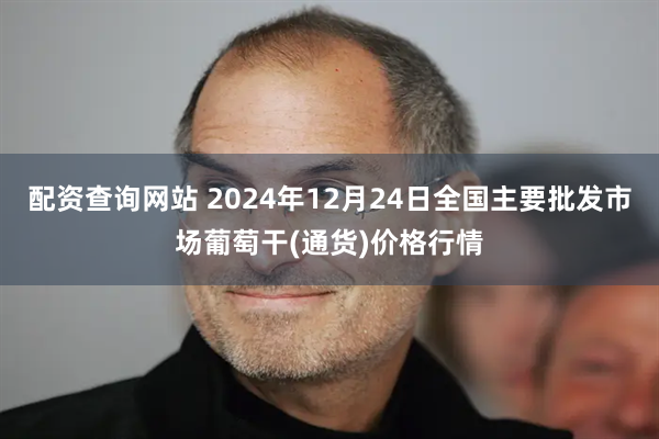 配资查询网站 2024年12月24日全国主要批发市场葡萄干(通货)价格行情